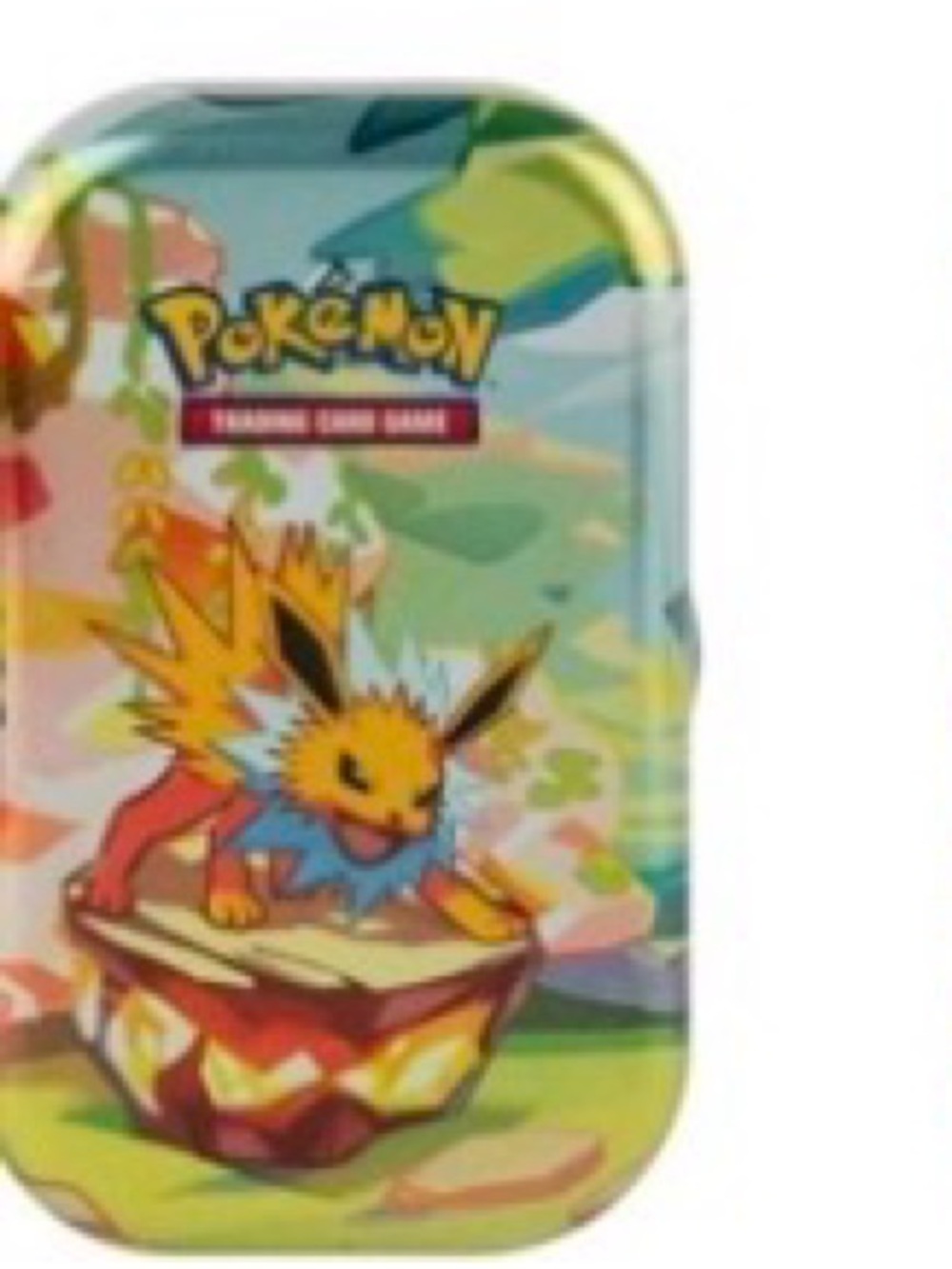 Pokémon Trading Card Game Tin with Jolteon Art - Multicolor